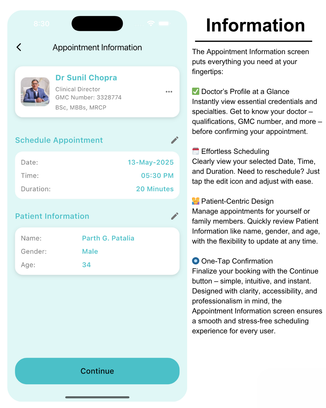 Hospital App Screenshot 3